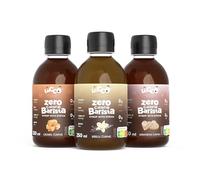 Locco Coffee Syrup Sugar-Free Set - Barista Syrup for Coffee with Caramel, Vanilla & Gingerbread Flavour - Zero Calories with Stevia - Vegan & Keto - 3x250ml