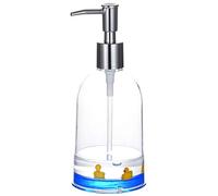 Locco Decor Acrylic Liquid 3D Floating Motion Bathroom Vanity Accessory Duck Soap Dispenser