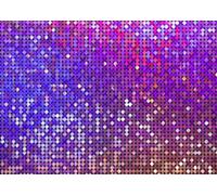 Loccor 8x6ft Fabric Purple Pink Glitter Sequins Backdrop Abstract Sparkles Glitter Shinning Sequin Wall Background for Birthday Party Decorations Disco Photo Booth Studio Props