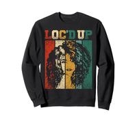 Loc'd Up Vibrant Natural Hair Black History Pride African Sweatshirt