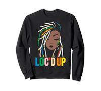 Loc'd Up Vibrant Natural Hair Black History Pride African Sweatshirt
