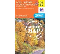 OS Explorer ACTIVE OL55 Loch Laggan & Creag Meagaidh, Corrieyairack Pass (OS Explorer Map)