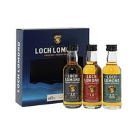 Loch Lomond 12 Year Old Taster Pack Highland Single Malt Scotch Whisky 3x5cl