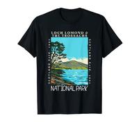 Loch Lomond and the Trossachs National Park Distressed T-Shirt