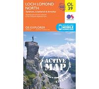 Explorer Active OL39 Loch Lomond North Map With Digital Version, Orange One Size