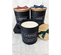 Loch Lomond Ozonic & Heather Scottish Tartan Candle CAMPSIE Candles Black One Size