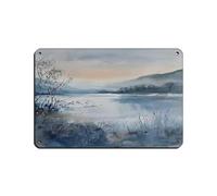 Loch Lomond Scotland Tin Sign Vintage Metal Pub Club Cafe Bar Home Wall Art Decoration Poster Retro 8x12inch(20x30cm)