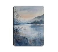 Loch Lomond Scotland Tin Sign Vintage Metal Pub Club Cafe Bar Home Wall Art Decoration Poster Retro 12x16inch(30x40cm)