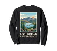 Loch Lomond Scottish Highlands Lake Travel Design Sweatshirt