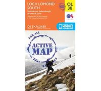 Explorer Active OL38 Loch Lomond South Map, Orange One Size