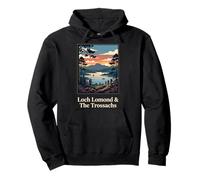 Loch Lomond Trossachs Scotland Hiking Sunset Art Pullover Hoodie