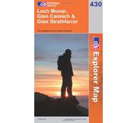 Loch Monar, Glen Cannich and Glen Strathfarrar: Sheet 430 (OS Explorer Map)