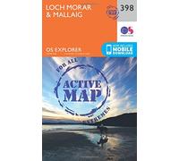 Loch Morar & Mallaig Map | Weatherproof | Knoydart & Loch Nevis | Ordnance Survey | OS Explorer Active Map 398 | Scotland | Walks | Hiking | Maps | Adventure