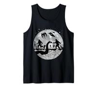 Loch Ness Aliens Mothman Bigfoot Monsters Cryptid Tank Top