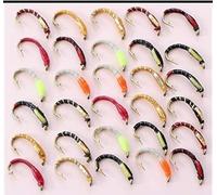 LOCH-NESS BN X 30 mixed EPOXY BUZZERS trout fly fishing flies SET 90 (Set 90 x 30 Flies Hook size 10)