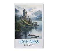 Loch Ness England，Jigsaw Puzzles for Adults 1000 Piece, Classic Puzzle Teens Boys Girls Puzzles Sturdy Tight Fitting Pieces,Letters On Back for Ideal Challenging and Gift50x70cm-AB28