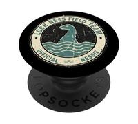Loch Ness Field Team Funny Cryptid Loch Ness PopSockets Adhesive PopGrip