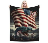 Loch Ness Monster-4 Blanket for Bed, Throw Blanket for Women, Men and Kids Super Soft Plush Blanket Throw Blanket Gifts, 50"x60"