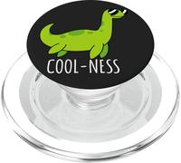 Loch Ness Monster Cool-Ness Funny Cartoon Theme Nessie PopSockets PopGrip for MagSafe