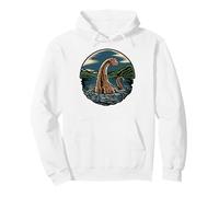 Loch Ness Monster Heart Pullover Hoodie