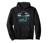 Loch Ness Monster Legend: Vintage Scottish Cryptid Mystery Pullover Hoodie