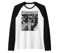 Loch Ness Monster Nessie Last Day of School Funny Selfie Raglan Baseball Tee