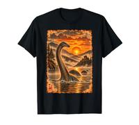 Loch Ness Monster Nessie Vintage Japanese Scottish Cryptid Value Graphic T-Shirt