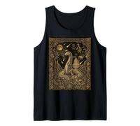 Loch Ness Monster Tarot Card Celestial Tank Top