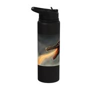 Loch Ness Monster the Fire Breathing Dragon Stainless Steel Insulated Water Bottle