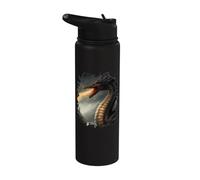 Loch Ness Monster the Fire Breathing Dragon Stainless Steel Insulated Water Bottle