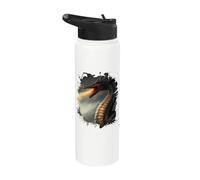Loch Ness Monster the Fire Breathing Dragon Stainless Steel Insulated Water Bottle