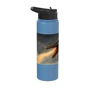 Loch Ness Monster the Fire Breathing Dragon Stainless Steel Insulated Water Bottle