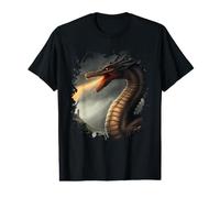 Loch Ness Monster the Fire Breathing Dragon Value Graphic T-Shirt