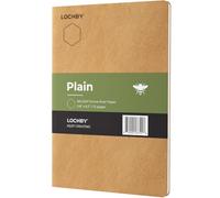 LOCHBY® A5 Notebook (5.8" × 8.3") | 68gsm Tomoe River Paper, Fountain Pen Friendly | Kraft Cover | Refill for Field Journal | For Travel, Work, School & Journaling