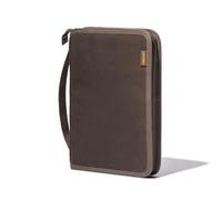 LOCHBY Field Folio A5 | Zipper Journal Notebook Cover | Water Resistant Waxed Canvas | Included Tomoe River Notebook | Perfect for Travel, Art, Bullet Journal | brown