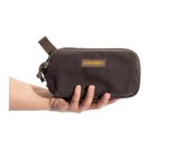 LOCHBY® Mini Venture Pouch | Multipurpose Tactical Mini Tool Bag | Water Resistant Waxed Canvas | Dual-Sided Zipper Pouch | for Motorcycle, Bike, EDC, Pen, Pencil, Art, Tech & Travel