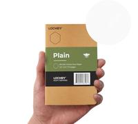 LOCHBY® Pocket Notebook | Fountain Pen-Friendly 68gsm Tomoe River Paper | Versatile Notebook with Brown Cover for Travelers, Work, School, and Journaling (3.5" x 5.5")
