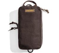 LOCHBY® Venture Pouch | Multipurpose Tactical Mini Tool Bag | Water Resistant Waxed Canvas | Dual-Sided Zipper Pouch | for Motorcycle, Bike, EDC, Pen, Pencil, Art, Tech & Travel