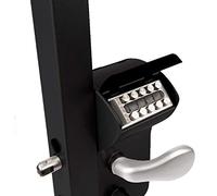 LOCINOX Free Vinci Surface Mounted Mechanical Code Gate Lock - LFKQ40 X1 Black