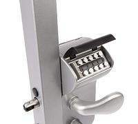 LOCINOX Free Vinci Surface Mounted Mechanical Code Gate Lock - LFKQ40 X1 Silver