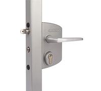 LOCINOX Surface Mounted Gate Lock - LAKQ3030 U2 Silver (30mm - 50mm)