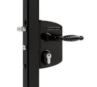 LOCINOX Surface Mounted Gate Lock - LAKQ4040 U2 Black (40mm - 60mm)