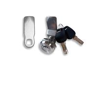 Lock 304 Stainless Cabinet Lock with 2keys 2 Cam Piece 3 Length for Outdoor Yacht Ships MA121 1Pcs(Key Same)