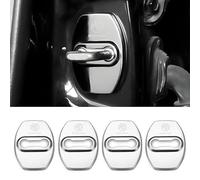 Lock Accessories, Door Lock Cover Latch Protector for MG EHS eHS 2018-2022, Stainless Steel Car Guard Latch Cap, 4 pcs,C
