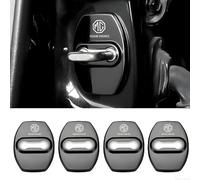Lock Accessories, Door Lock Cover Latch Protector for MG ZS EZS 2017-2022 2023 2024, Stainless Steel Car Guard Latch Cap, 4 pcs,B