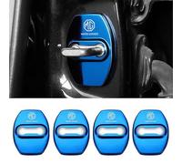 Lock Accessories, Door Lock Cover Latch Protector for MG ZS EZS 2017-2022 2023 2024, Stainless Steel Car Guard Latch Cap, 4 pcs,D