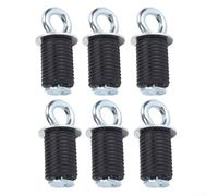 Lock And Ride Tie Down Anchor Cargo Hooks 6 Pieces for Polaris For RZR1000 For UTV ATV Sturdy Metal Anchors for Safe and Secure Cargo Fastening