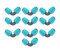 Lock Barbed Connector PE 90° Elbow Hose Joint for Drip Irrigation Fitting Urban Gardening