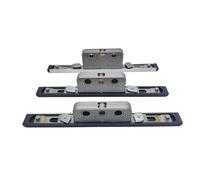 Lock Body Backset 1pc Broken Bridge Aluminum Alloy Black Silver Door and Window Lock Body 25mm20mm30mm(Silver,30mm)