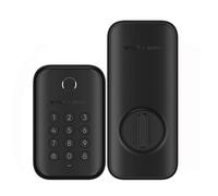 Lock Bolt Fingerprint Unlock with Keypad for Door Locks, Matte Black